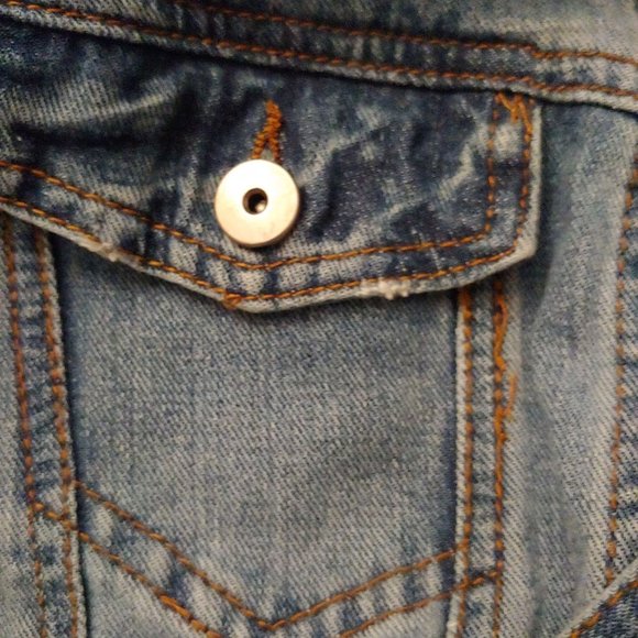 GB Not Your Girl brand jea denim jacket XS - Picture 16 of 16